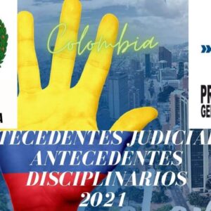 ANTECEDENTES JUDICIALES Y ANTECEDENTES DISCIPLINARIOS 2022